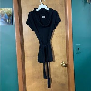 Inked and Faded. Black short sleeve sweater shirt